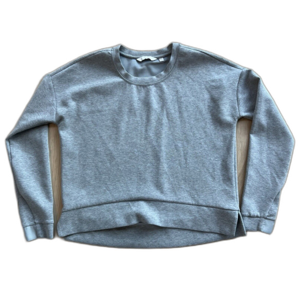 Athleta Tops - Athleta Modern Sweatshirt Crewneck Womens Small Gray Athletic Everyday Pullover